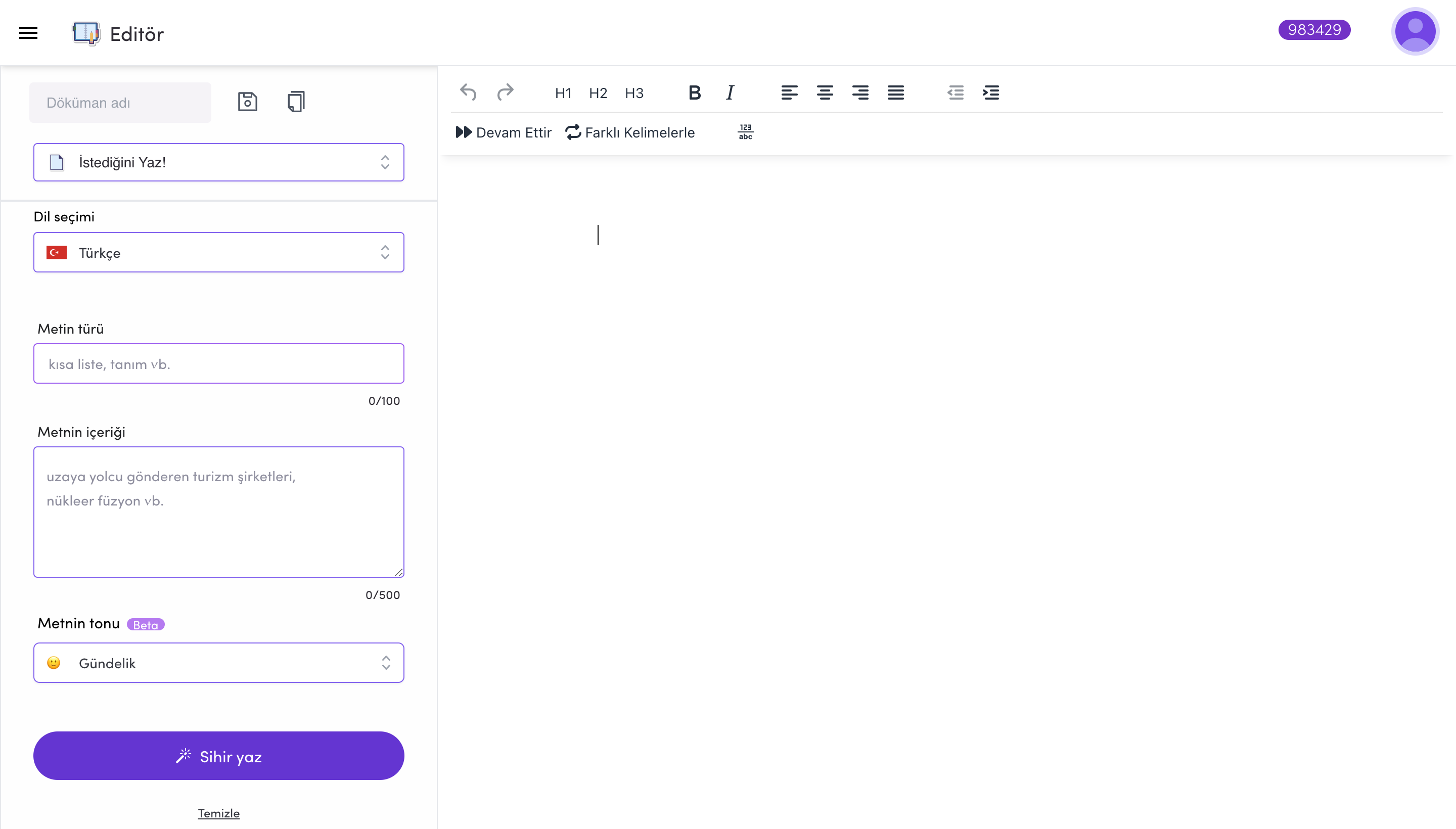 Academy - Editor Screenshot