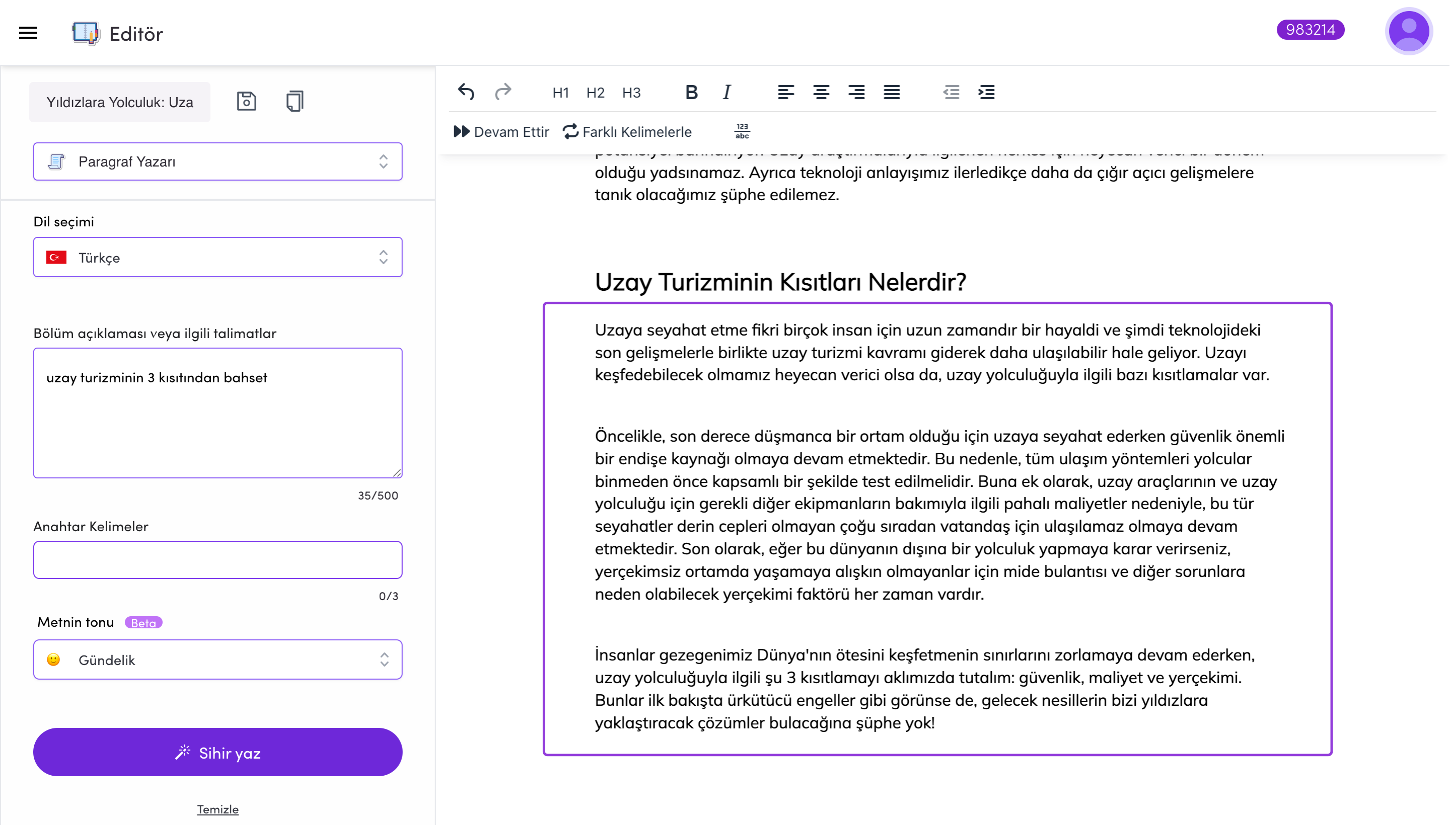 Academy - Editor Screenshot
